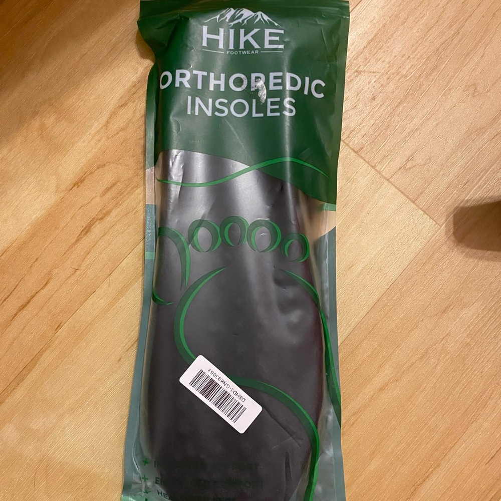 Orthopedic Insoles with Shock Absorption - Black